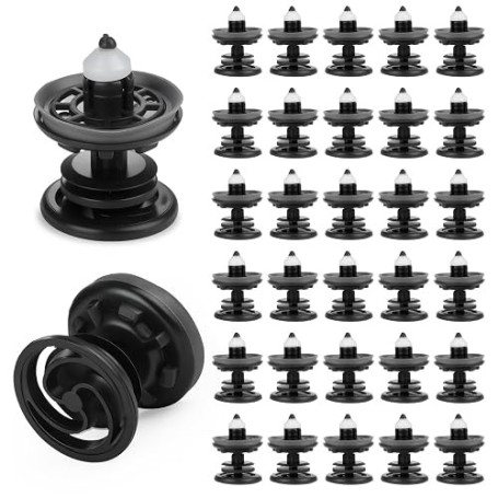 30 Pièces Clips de 7l6868243 Fixation, Weflay Voiture Plastique pour Garniture Agrafe Panneau de Porte Intérieure Compatibles av