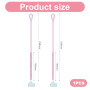 JiaYuan 2 Pièces Goupillon Paille Silicone,Goupillon paille gourde | 6 mm et 9 mm Goupillon silicone,Poignée Antidérapante Soupl