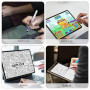 Amaxiu Lot de 3 Stylets 2 en 1 pour écrans tactiles avec Disque Transparent et Pointe en Silicone Haute sensibilité Compatible a
