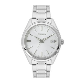 Seiko Hommes Analogique Quartz Montre avec Bracelet en Acier Inoxydable