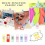 Wonder Pince Couture 100 PCS Plastique Couleurs Assorties Clips Tissu Multifonctionnels