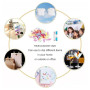 Wonder Pince Couture 100 PCS Plastique Couleurs Assorties Clips Tissu Multifonctionnels