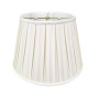 Royal Designs Empire Abat-jour plissé Blanc 10 x 14,5 x 10 cm