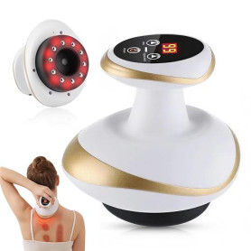 Massage Anti Cellulite Ventouses Électriques Sous Vide Drainage Lymphatique | 9 niveaux d’intensité, 9 Chaleur, Massage Corporel