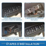 A ABSOPRO Interrupteur lève-vitre électrique 93571D3000 pour Hyundai Tucson | 18 broches, commande de lève-vitre avant gauche cô