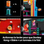 LEGO Donkey Kong Jeu d'Arcade Donkey Kong - Set pour Adulte - Maquette 3D Interactive - Joystick & Tonneaux - Décoration Intérie