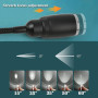 JZCDR Zoomable Lampe de Lecture Murale, Liseuse LED Tete de Lit avec Interrupteur, Lampe à Col de Cygne Rotative Flexible de 28C