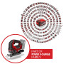 Einhell Scie sauteuse sans fil TE-JS 18/100 Li-Solo | PXC | 18 V | profondeur 100 mm | course 26 mm | jusqu’à 3000 courses/min |