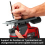 Einhell Scie sauteuse sans fil TE-JS 18/100 Li-Solo | PXC | 18 V | profondeur 100 mm | course 26 mm | jusqu’à 3000 courses/min |