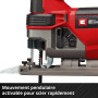 Einhell Scie sauteuse sans fil TE-JS 18/100 Li-Solo | PXC | 18 V | profondeur 100 mm | course 26 mm | jusqu’à 3000 courses/min |