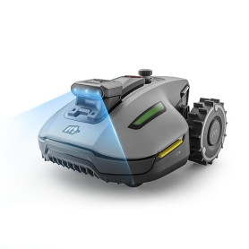 MAMMOTION YUKA Mini 2 500 Robot Tondeuse, jusqu'à 500m² | Zéro Perte de Signal, sans RTK, AI Traitement d’Image à Trois Caméras,