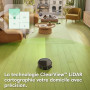 iRobot Roomba 115 Combo - Robot Aspirateur Laveur 2en1 - Puissance d'Aspiration de 15KPa - Brosse latérale étendue - Lingette de