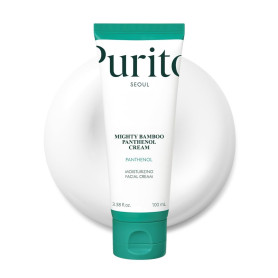 PURITO Panthenol 10% Cream pour peaux sensibles, 100 ml | Réparation de la barrière cutanée, soin visage, peaux à imperfections,