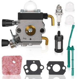 Kit de carburateur de tondeuse à gazon pour STIHL FS45C FS45L FS55 C FS55 T FC55 KM55R HL45 comprend un ensemble complet d'acces