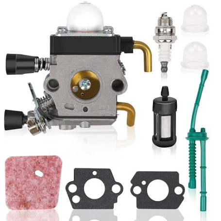 Kit de carburateur de tondeuse à gazon pour STIHL FS45C FS45L FS55 C FS55 T FC55 KM55R HL45 comprend un ensemble complet d'acces