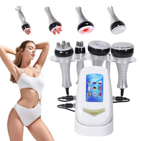40K Corps Amincissant Machine, 4 en 1 Lipocavitation Radiofréquence Machine de Sculpture Corporelle, Visage et Corps Entier Mass