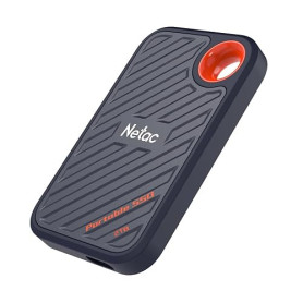 Netac ZX20 2 to Disque SSD NVMe Portable Extreme SSD 2 to, USB-C, jusqu'à 2000 Mo/s en Vitesse de Lecture et 1 700 Mo/s en Vites