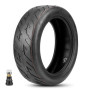 Amitor Pneu Sans Chambre à Air 10x2.70-6.5 avec Valve, 10x2.70-6.5 Pneu Tubeless 10 Pouces avec Anti-Usure, Adhérence Supérieure
