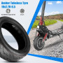 Amitor Pneu Sans Chambre à Air 10x2.70-6.5 avec Valve, 10x2.70-6.5 Pneu Tubeless 10 Pouces avec Anti-Usure, Adhérence Supérieure
