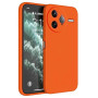 Topme Coque pour POCO F7 Ultra (6.67" inches) Etui Housse, Protecteur de Peau en Silicone TPU - Orange