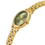 BERNY Montres en Or pour Femme Montre Ovale Vintage Mouvement Quartz Montre Bracelet Mode pour Femmes