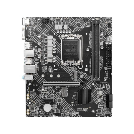 MSI Pro H610M-G DDR4 Carte mère Micro-ATX, LGA 1700 | Pour Intel Core 14e, 13e et 12e gén., DDR5 Memory Boost 3200MHz/MAX, PCIe
