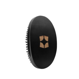 SHYNE Brosse à Cheveux Dure et Incurvée | Brosse 360 Waves avec Poils en Nylon Renforcés | Parfait pour Les Waves et La Barbe |