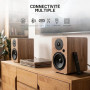 VULKKANO A5 Arc MKII Enceintes Amplifiées avec Haut-Parleur de Graves de 5,25 Pouces, Bluetooth 5.0, HDMI Arc, Sortie Optique, R