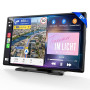 LAMTTO Écran CarPlay 9 Pouces avec CarPlay sans Fil & Android Auto | Autoradio Portable sans Fil avec Écran Tactile IPS,MirrorLi