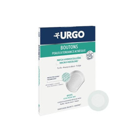 Urgo Patch Hydrocolloide Anti-Boutons + Micro-Needling x9 | Peaux à tendance acnéique avec Collagène Niacinamide Acide hyaluroni