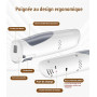 PAHTTO Couteau Électrique Sans Fil, 2000mAh, Type-C, Double Lame | 21.000 tr/min, 2 lames inox, sécurité, ergonomique, pour vian