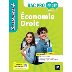 Ressources Plus - Économie-Droit - 1re-Tle Bac Pro - Ed. 2026 - Livre élève