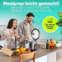 ProfiCook® Cuiseur à riz | 3kg de riz | préparation rapide | fonction maintien au chaud | gobelet doseur & cuillère à riz | Rice