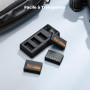 K&F CONCEPT LP-E17 Batterie et LCD Chargeur à Trois Slot 3 x 1250 mAh | Compatible avec Canon EOS R100 R50 RP R10 R8, Powershot