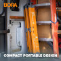 BORA Workhorse XT PM-3360T Lot de 2 chevalets de sciage pliables et réglables en hauteur avec pieds réglables pour entrepreneurs