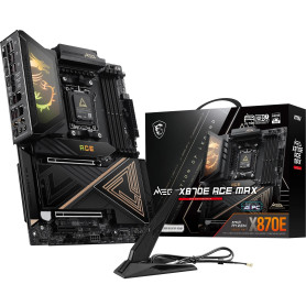 MSI MEG X870E ACE Max Carte mère ATX, AM5 | Pour AMD Ryzen 9000/8000/7000, ROM BIOS 64Mo, DDR5 Memory Boost 9000+MT/s (OC), PCIe