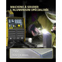 HAXIAOER 200A Poste à souder TIG AC DC 7 en 1 | Multifonction AC WIG/DC WIG/MMAE main/argon/soudage par points, écran LED numéri