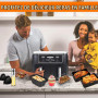 21PCS Accessoires Air Fryer, Accessoires pour Ninja Foodi Dual AF400EU AF300EU SL400EUCP Double Stack XL, Moule Silicone Air Fry