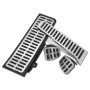 Pédale Capuchons Repose-pieds Compatible avec V-W Golf 5 6 S-eat Leon S-koda Octavia T-iguan T-ouran