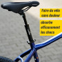 BikePeak Tige de Selle Amortie Ø 27,2, 30,9, 31,6 mm - Amortisseur de Selle pour Soulager la Colonne Vertébrale - Inclut 4 Resso