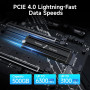 fanxiang S880E SSD 2To NVMe M.2 PCIe Gen4x4 avec dissipateur | Jusqu'à 7100 Mo/s, compatible avec PS5, PC et ordinateur portable