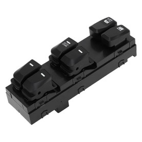 A ABSOPRO Interrupteur De Vitre Électrique Pour Hyundai Ix35 10-15 1pc | Noir, Plastique/Métal, Avant Gauche Côté Conducteur, 16