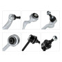 Frankberg 4 bras de suspension avant + biellette de barre stabilisatrice | Compatible avec: Série 1 Cabriolet E88, Série 1 E81,