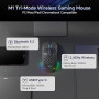Dierya x TMKB M1 Souris de Jeu sans Fil, Capteur Optique 24 000 DPI, Léger 90g, 6 Boutons Programmables, Éclairage RGB, Autonomi
