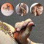 10 Pcs Peau Synthétique Tatouage, Double Face 7,6x5,6 Pouces Vierge,1mm | Fausse peau tatouage double face pour débutants et art
