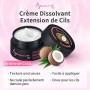 Beauty7 Crème Dissolvant Extension de Cils, Dépose Extension de Cils Individuels, Produit pour Retirer des Cils Extensions 5g La