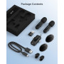 WARM BOX Micro Cravate Compatible iPhone/Android/PC,Plug & Play | Réduction De Bruit,30M Portée,Micro Telephone Pour TikTok & Vl