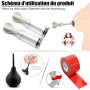Sex Toys Couple Kit BDSM,Bondage 30 Pièces avec Menottes Sexy Érotique et Accessoires de Bondage pour Jeux Sexuels Adultes