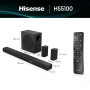 Hisense Barre de Son HS5100-5.1 avec Caisson de Basses sans Fil de 16,5 cm, Puissance Audio maximale de 540 W, Bluetooth sans Fi