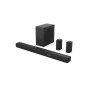 Hisense Barre de Son HS5100-5.1 avec Caisson de Basses sans Fil de 16,5 cm, Puissance Audio maximale de 540 W, Bluetooth sans Fi